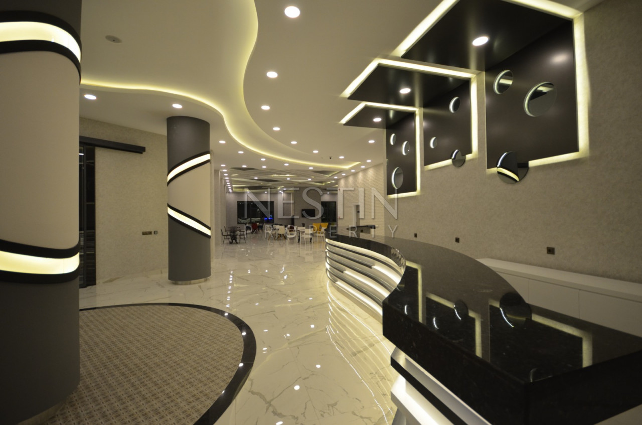 Большая и просторная квартира 1+1 в комплексе района Каргыджак фото 26