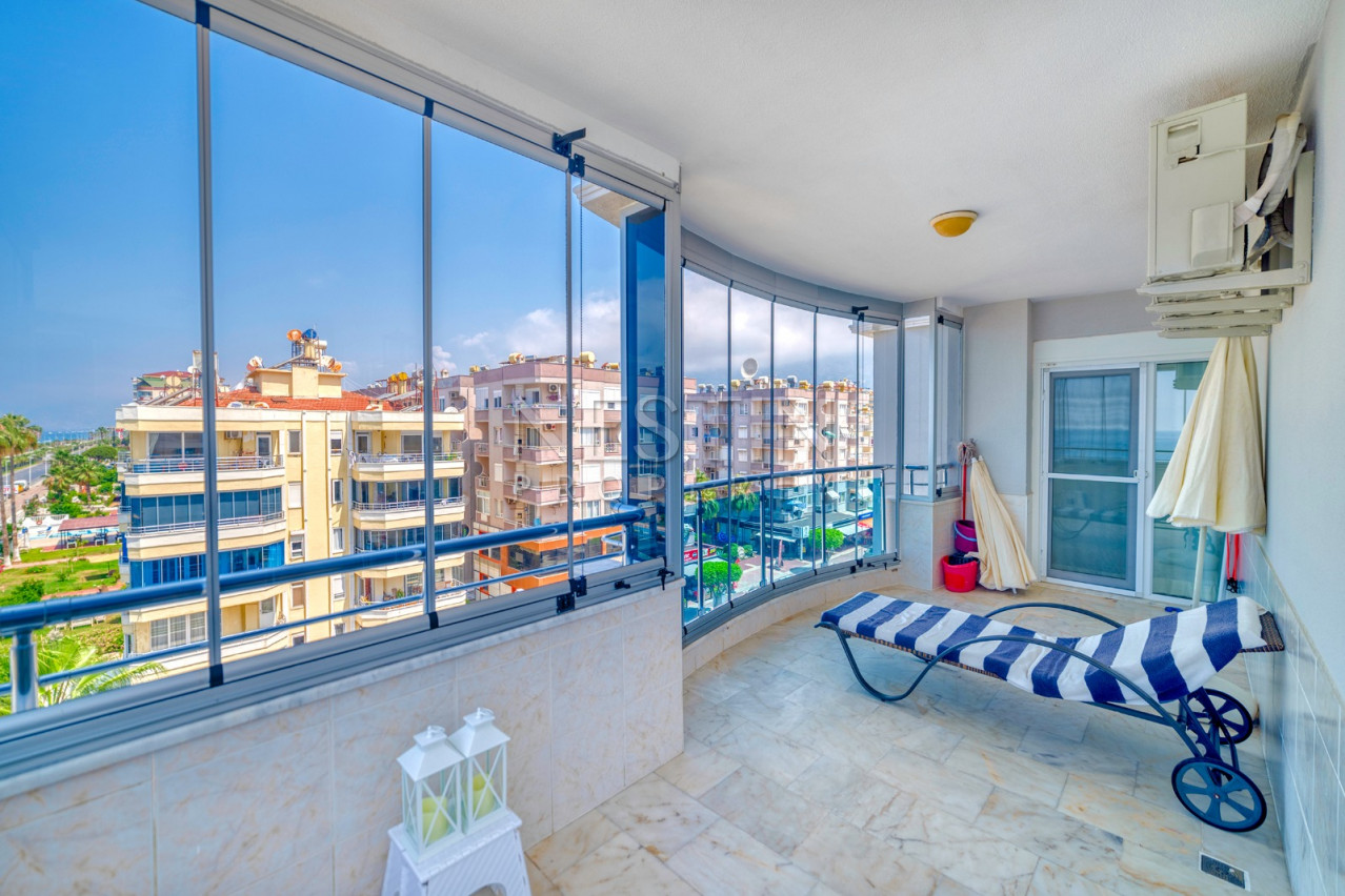 Квартира 2+1 с шикарным прямым видом на море в районе Махмутлар фото 13