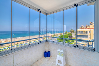 Квартира 2+1 с шикарным прямым видом на море в районе Махмутлар фото 19