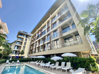 Квартира 1+1 в хорошем комплексе в центре Алании, в 200 м от моря фото 1