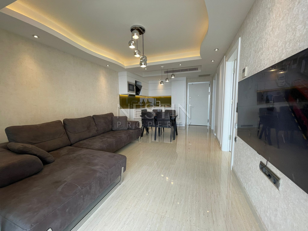 Квартира 1+1 в элитном комплексе района Конаклы фото 17