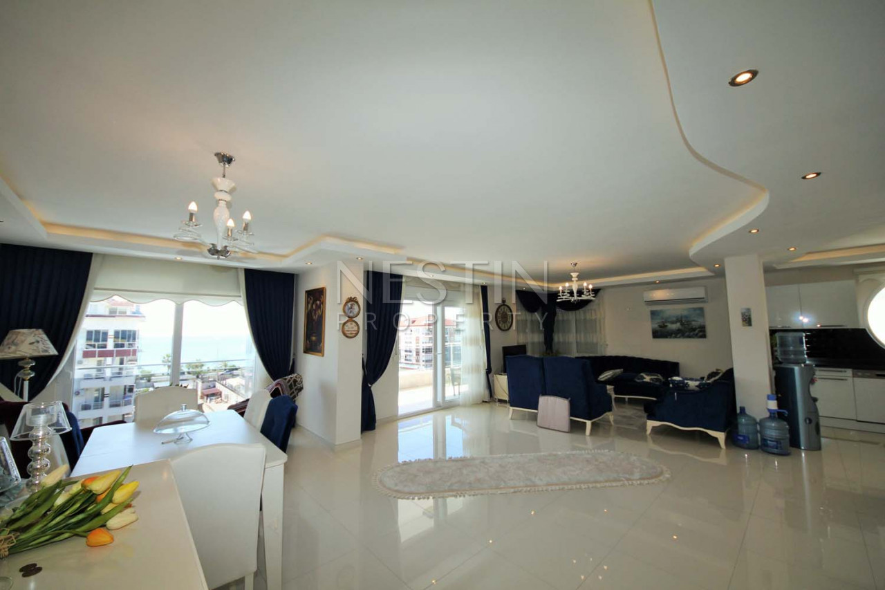 Просторная квартира 3+1 в районе Кестель, в 150 м от Средиземного моря фото 12