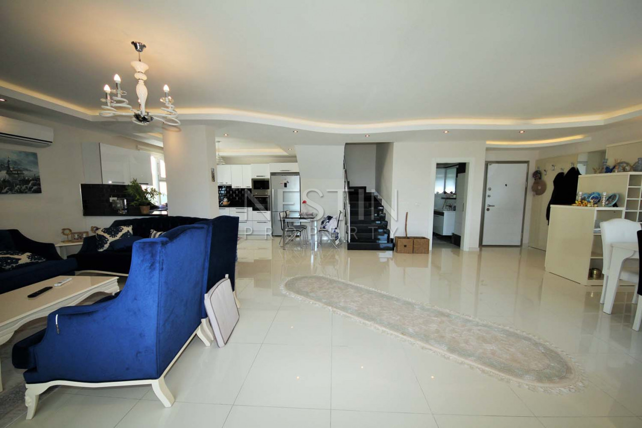 Просторная квартира 3+1 в районе Кестель, в 150 м от Средиземного моря фото 16