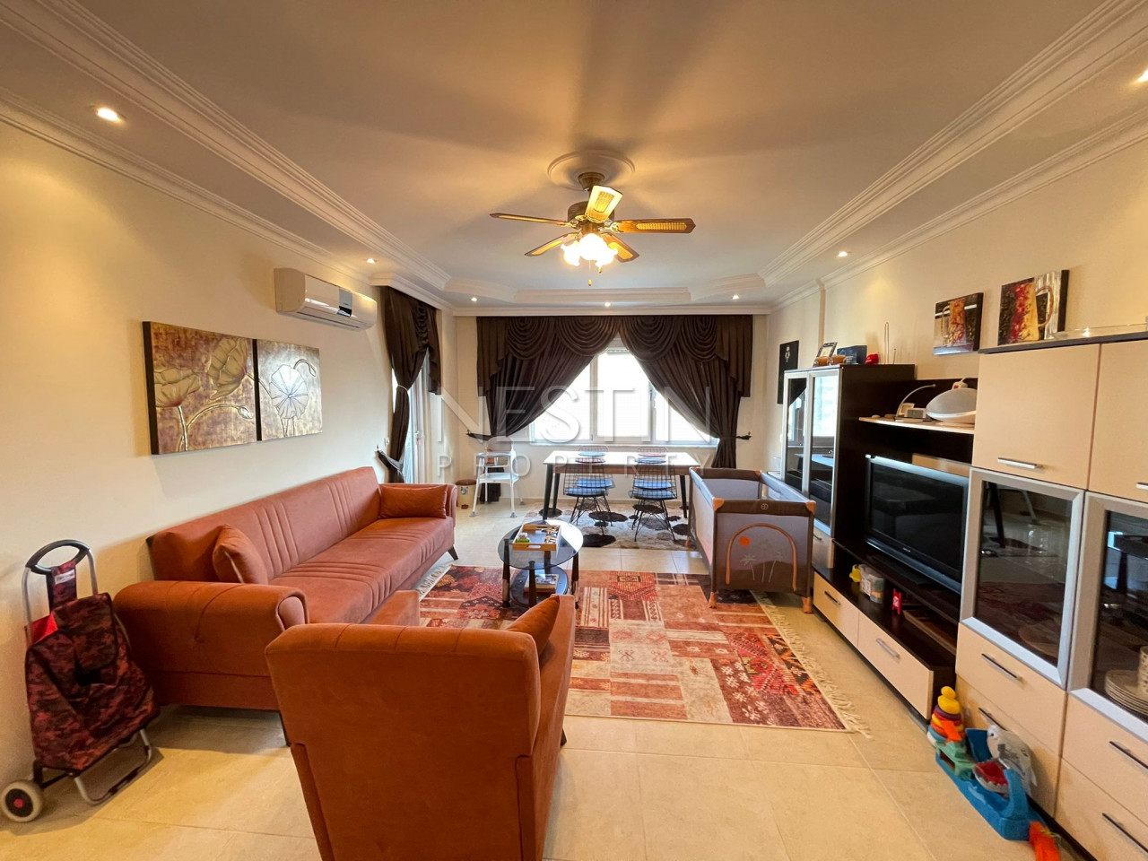 Апартаменты 1+1 с видом на море в районе Джикджилли фото 10