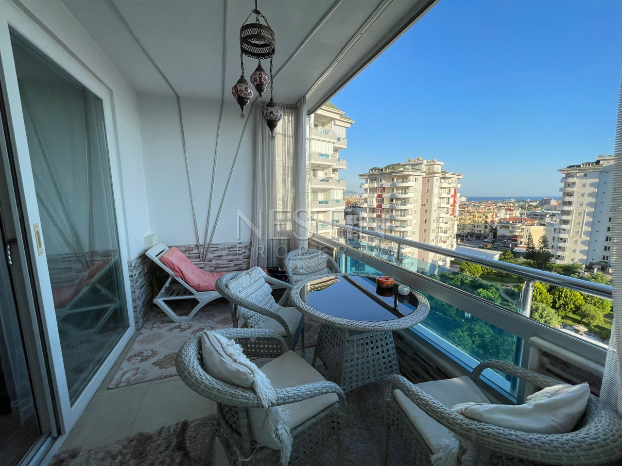 Апартаменты 1+1 с видом на море в районе Джикджилли фото 17