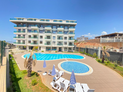 Дуплекс 2+1 в районе Оба с видом на горы фото 1