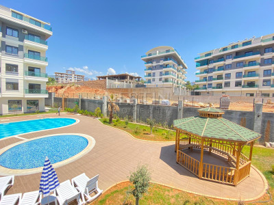 Дуплекс 2+1 в районе Оба с видом на горы фото 2