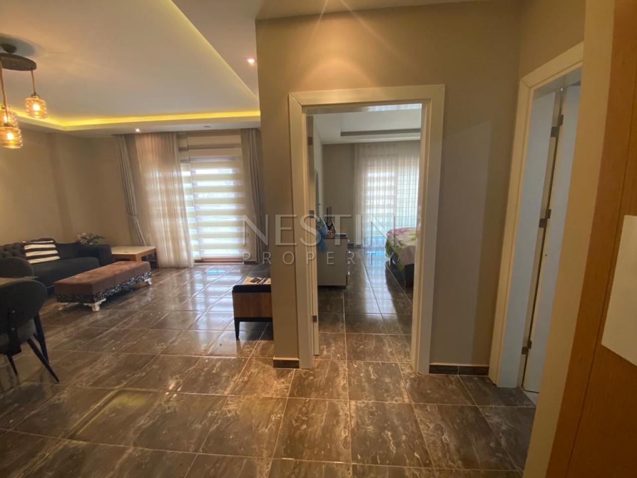 Меблированная квартира 1+1 близко к морю в районе Кестель фото 9