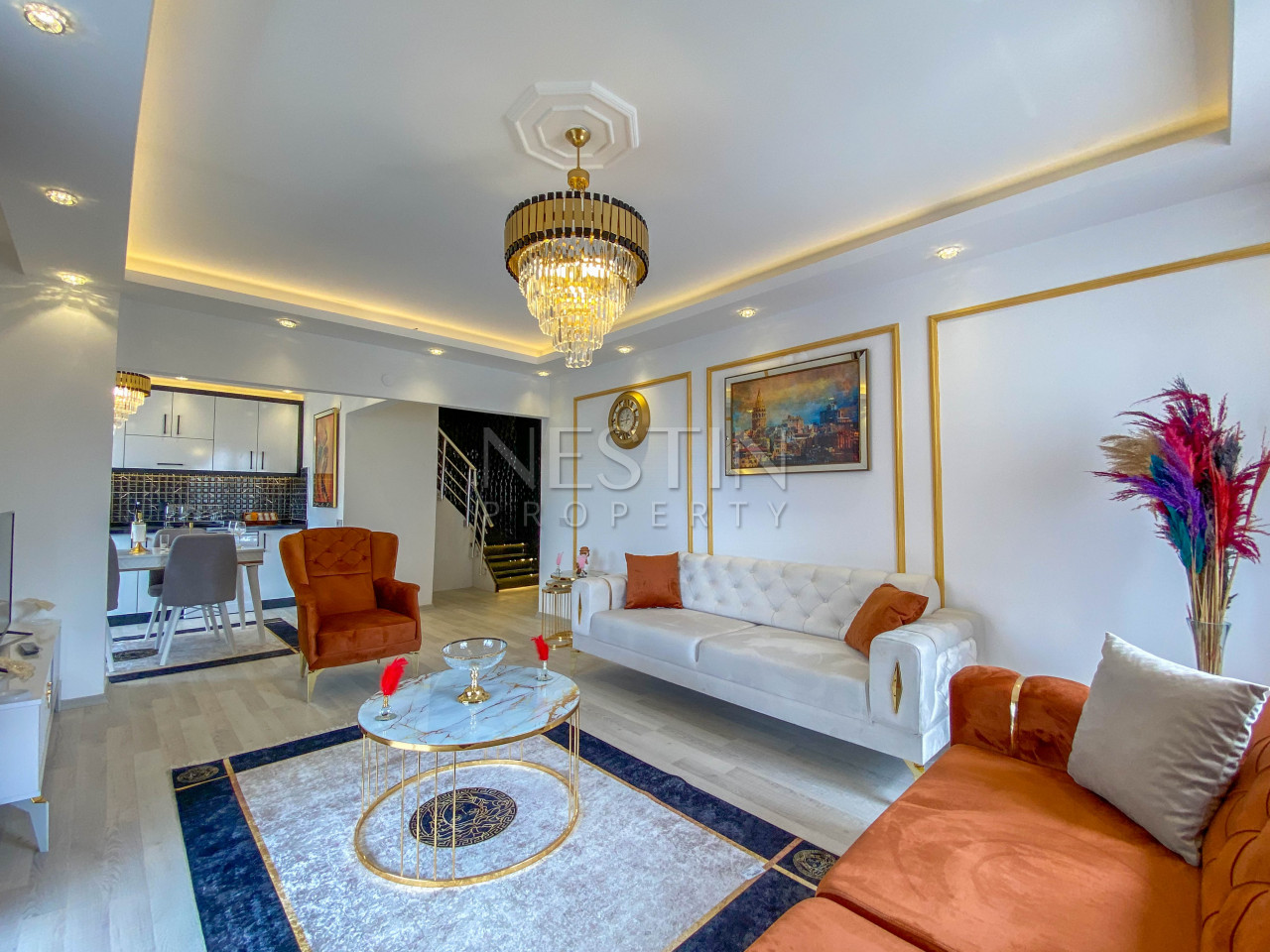  Роскошный дуплекс 3+2 в районе Оба, в 500 м от моря фото 3