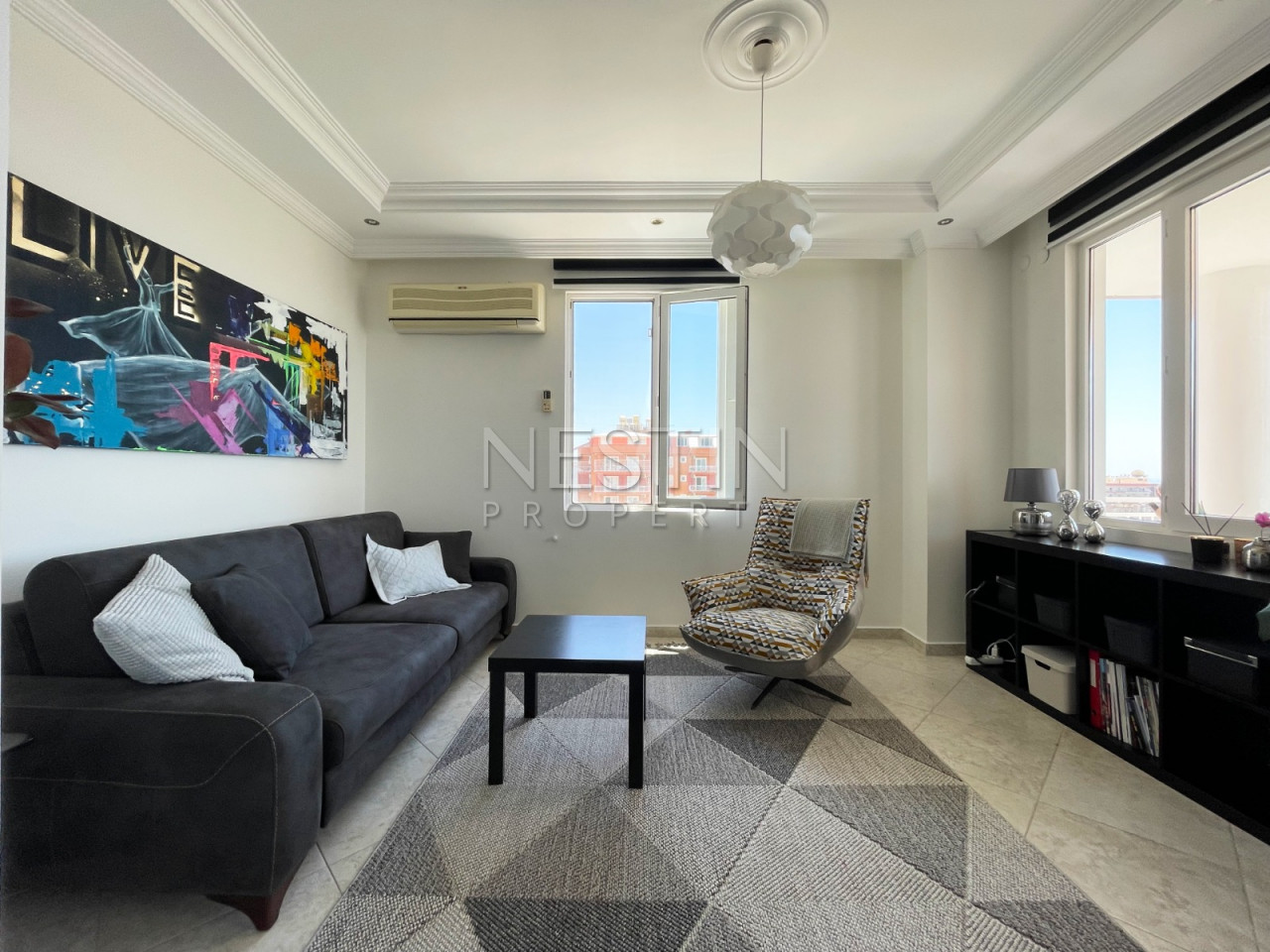 Квартира 2+1 с видом на горные пейзажи в районе Тосмур фото 16