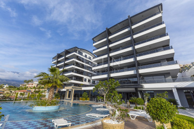 Прекрасная квартира- дуплекс 2+1 с видом на море в районе Каргыджак фото 1