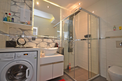 Прекрасная квартира- дуплекс 2+1 с видом на море в районе Каргыджак фото 29