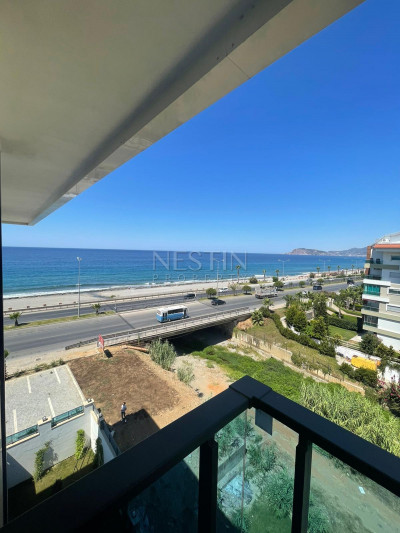 Квартира пентхаус 2+1 в новом комплексе на первой береговой линии района Кестель фото 7