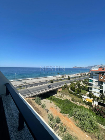 Квартира пентхаус 2+1 в новом комплексе на первой береговой линии района Кестель фото 14