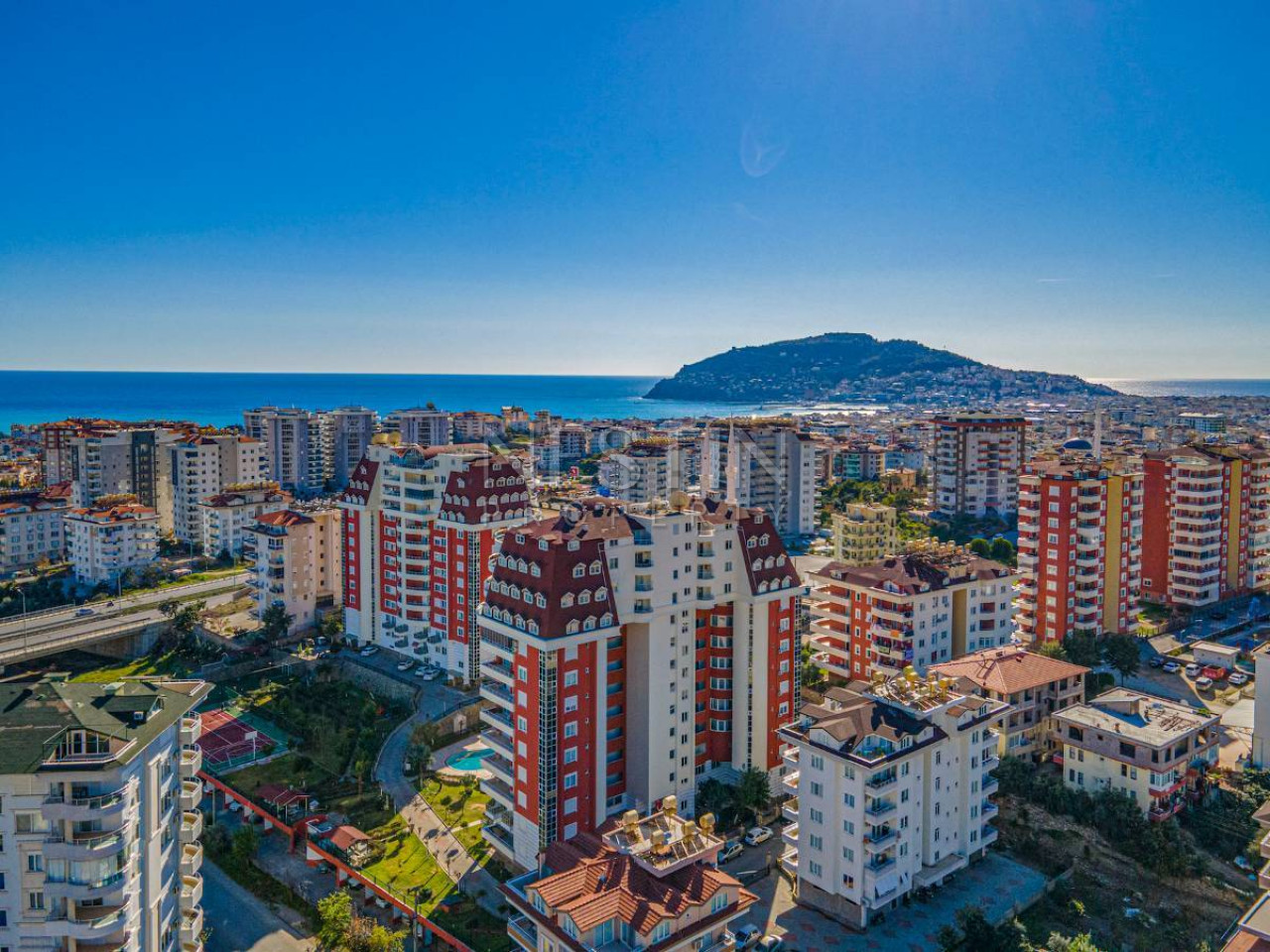 Квартира 2+1 в районе Джикджилли с прекрасным видом на море и Аланийскую крепость фото 2