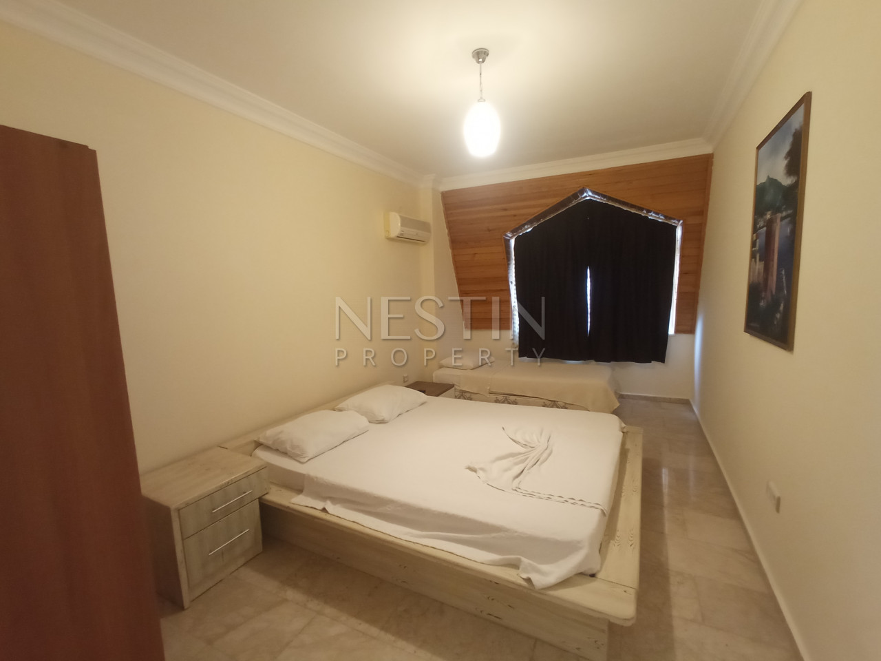 Квартира 2+1 в районе Джикджилли с прекрасным видом на море и Аланийскую крепость фото 17