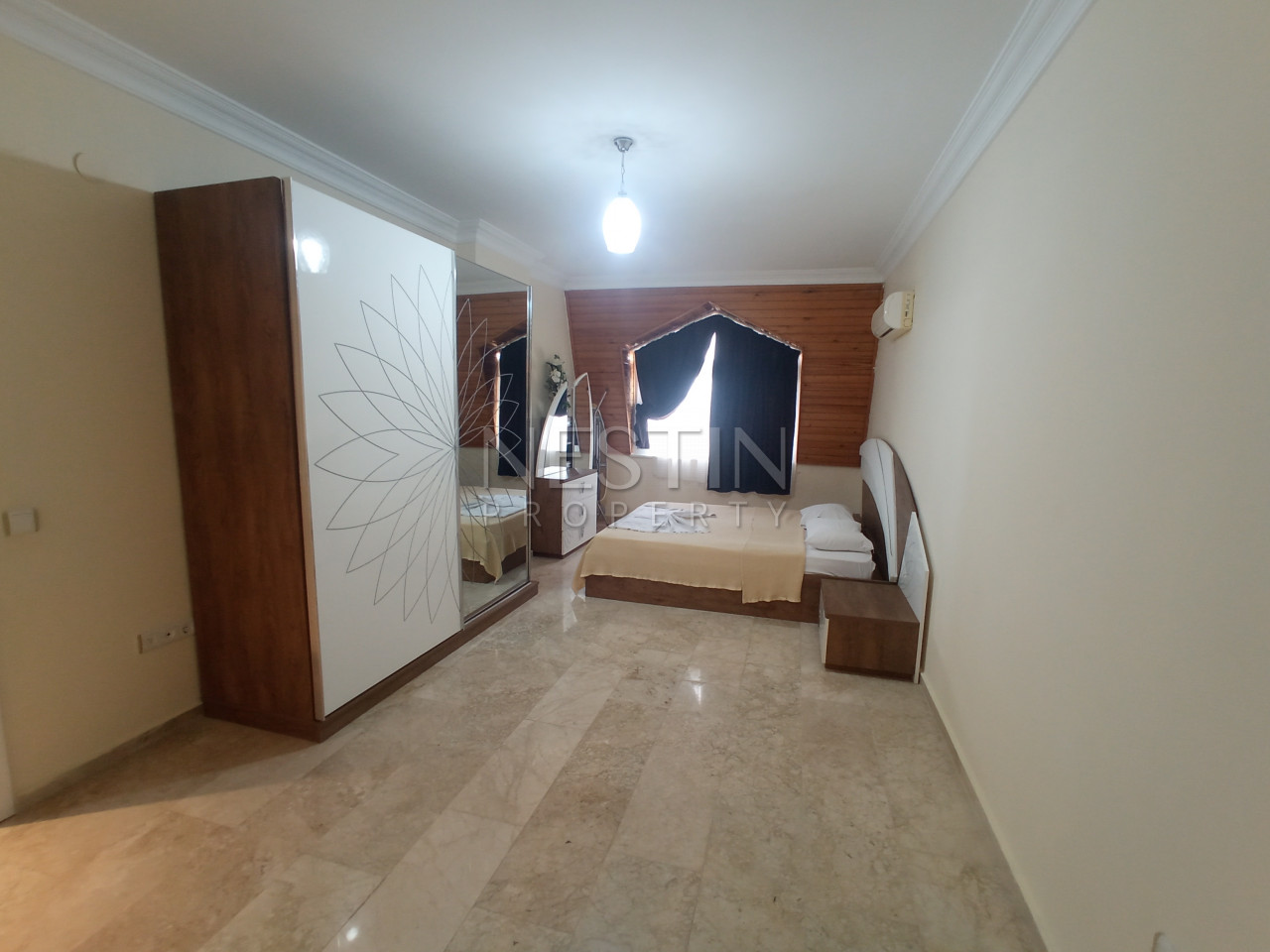 Квартира 2+1 в районе Джикджилли с прекрасным видом на море и Аланийскую крепость фото 18