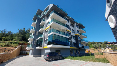 Квартира-дуплекс 2+1 в районе Оба в 1000 м от Средиземного моря фото 1