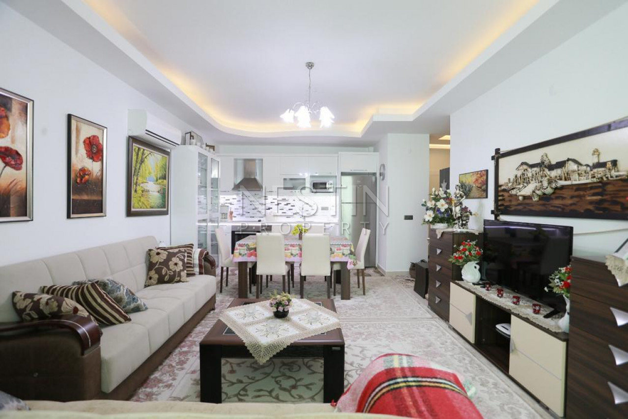 Квартира 2+1 в районе Тосмур, в 500 м от Средиземного моря фото 12