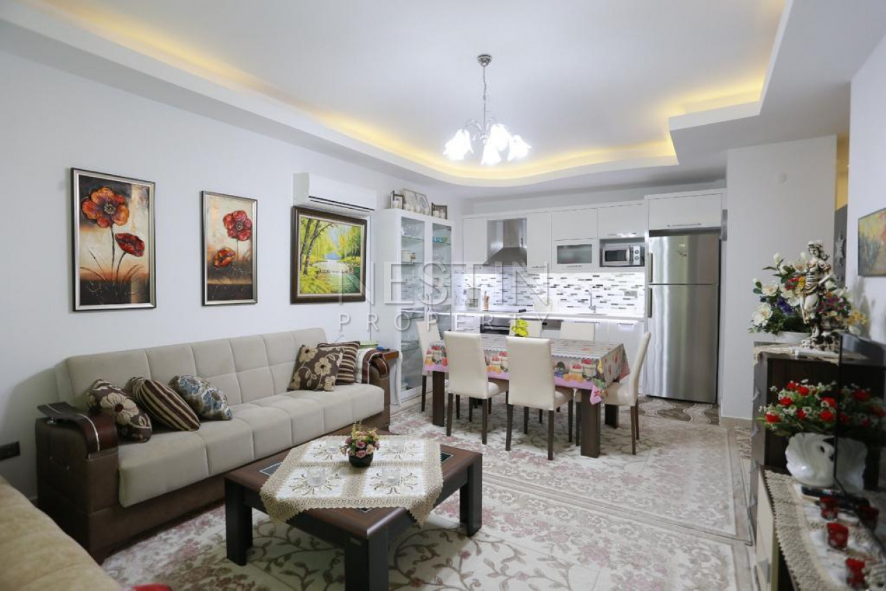 Квартира 2+1 в районе Тосмур, в 500 м от Средиземного моря фото 14