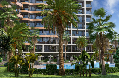 Продажа 1+1 в новом ЖК на этапе строительства в районе Авсаллар фото 7