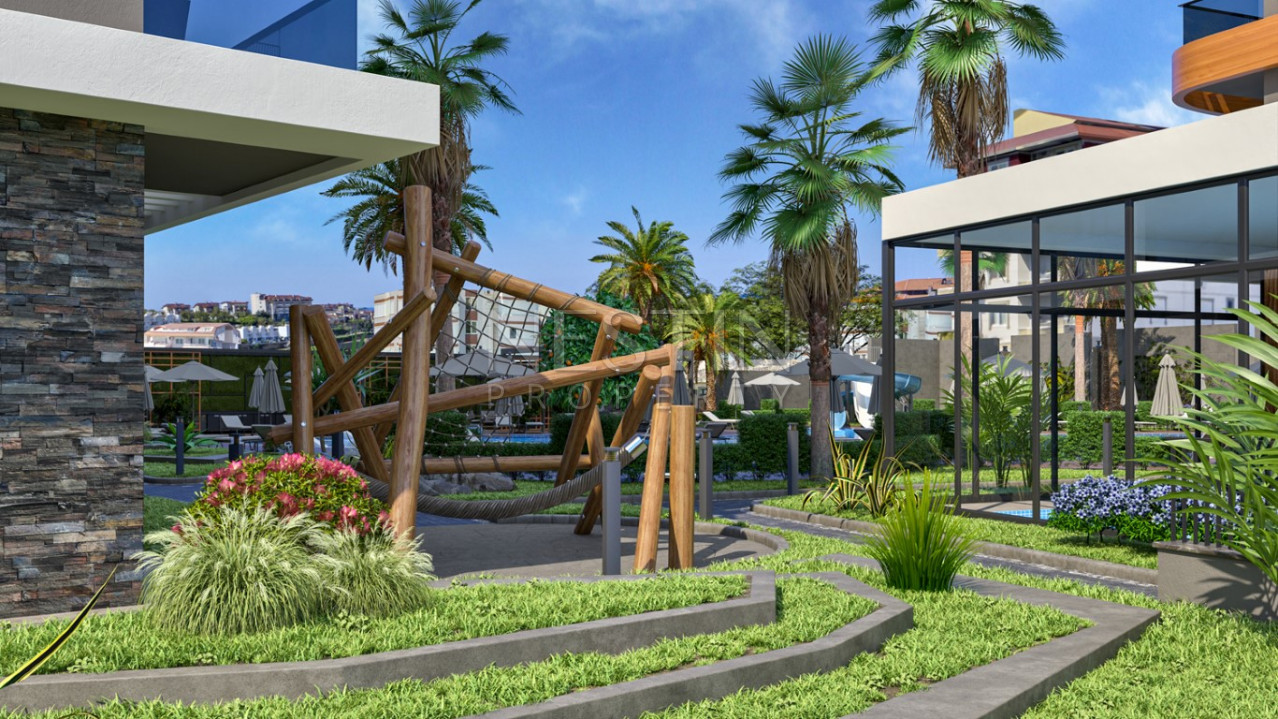 Продажа 1+1 в новом ЖК на этапе строительства в районе Авсаллар фото 8