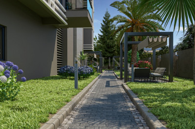 Продажа 1+1 в новом ЖК на этапе строительства в районе Авсаллар фото 10