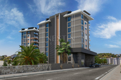 Продажа 1+1 в новом ЖК на этапе строительства в районе Авсаллар фото 12