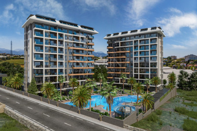 Продажа 1+1 в новом ЖК на этапе строительства в районе Авсаллар фото 1