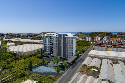 Продажа 1+1 в новом ЖК на этапе строительства в районе Авсаллар фото 16