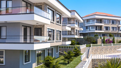 Квартиры 3+1 и 3+2 в ЖК на этапе строительства, в районе Каргыджак фото 2