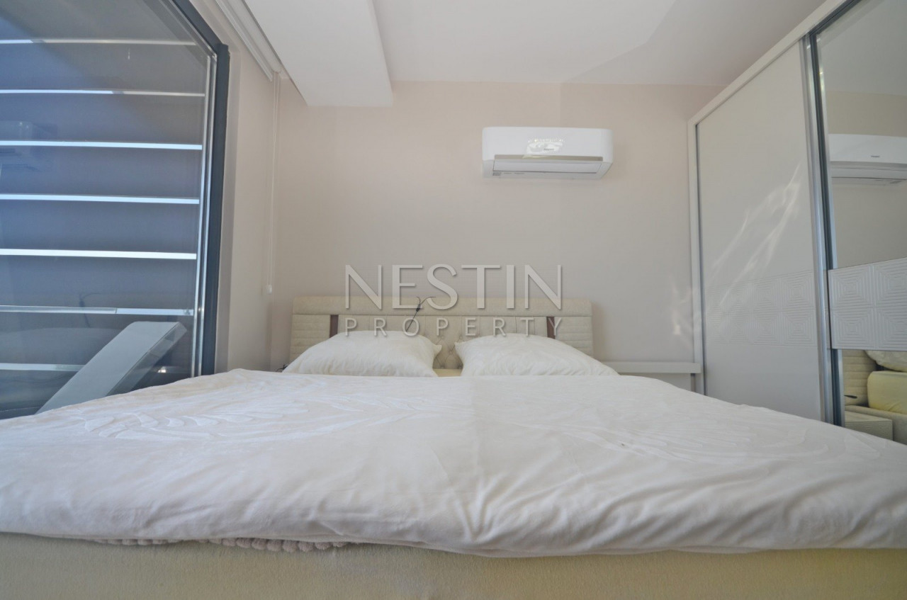 Пентхаус 2+1 с видом на Средиземное море в районе Каргыджак фото 26