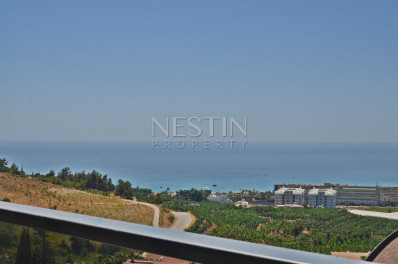 Пентхаус 2+1 с видом на Средиземное море в районе Каргыджак фото 28