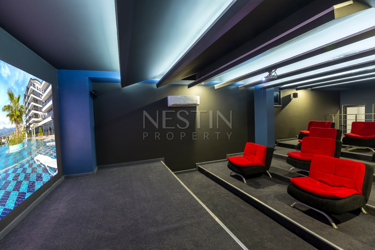 Пентхаус 2+1 с видом на Средиземное море в районе Каргыджак фото 3