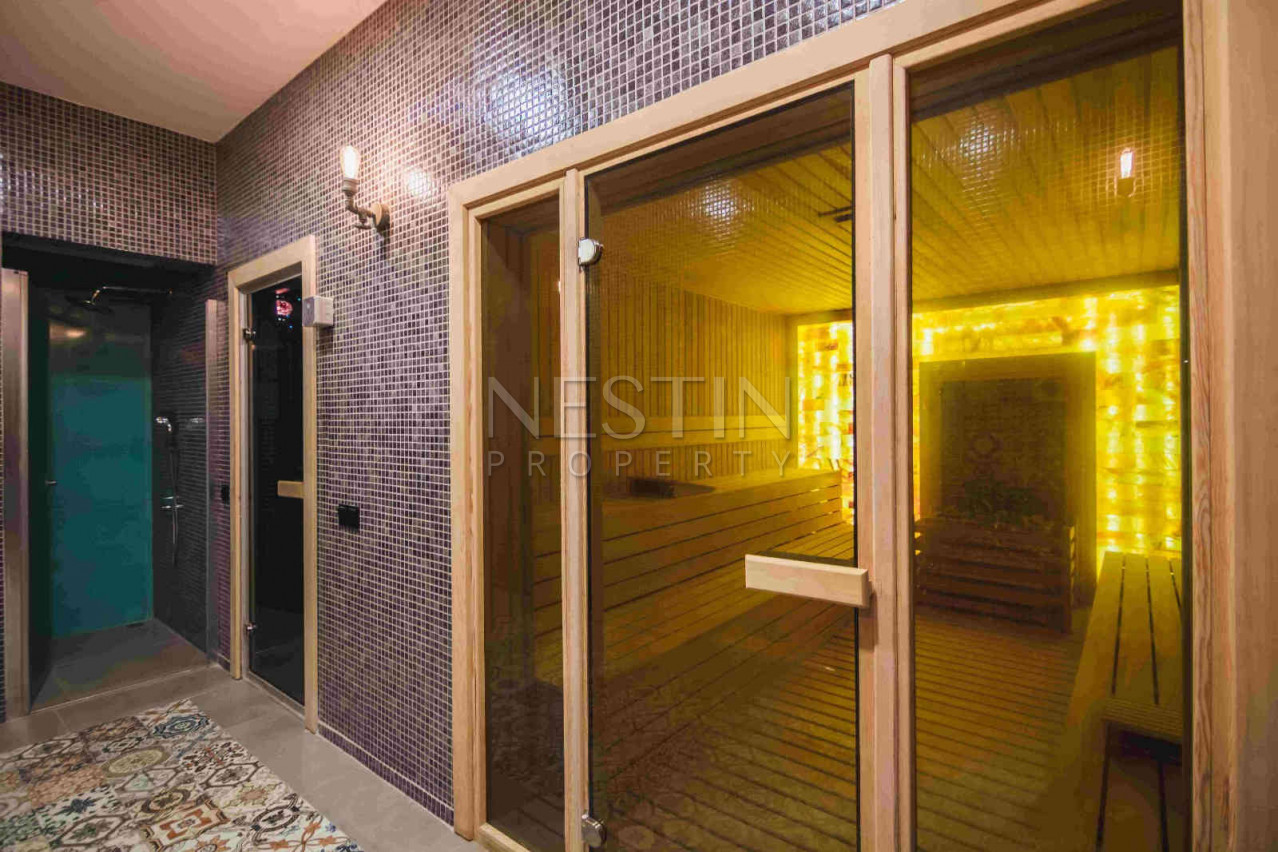 Просторный садовый дуплекс 3+1 в районе Каргыджак фото 13