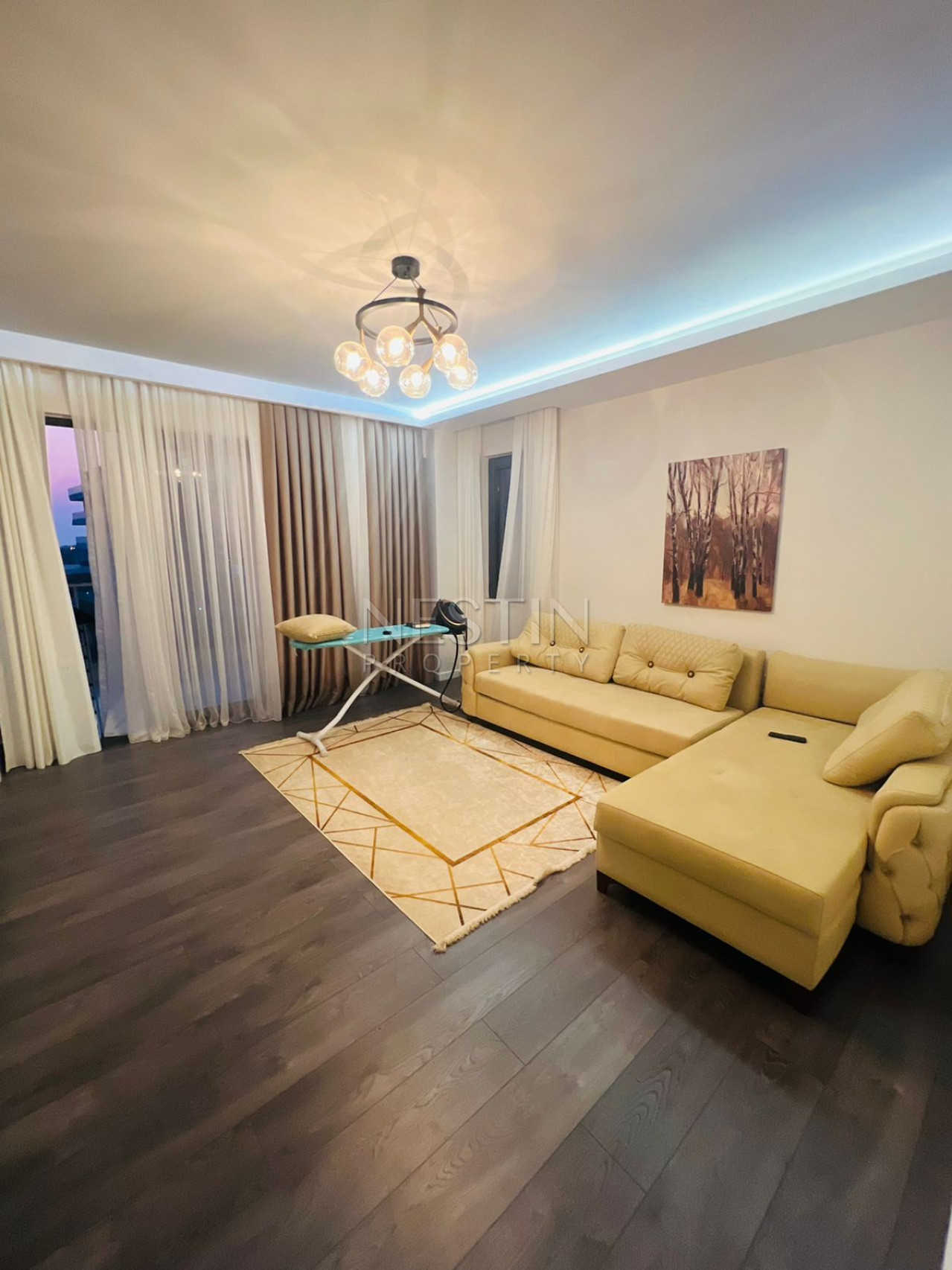 Просторный садовый дуплекс 3+1 в районе Каргыджак фото 20