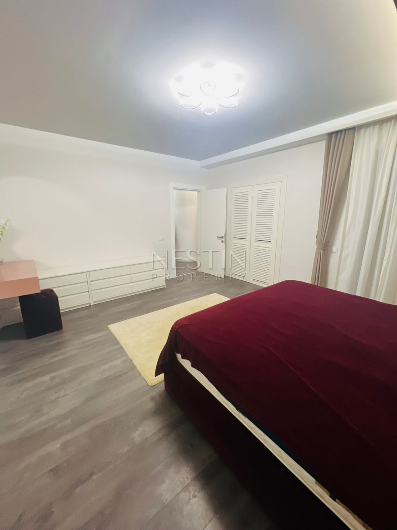 Просторный садовый дуплекс 3+1 в районе Каргыджак фото 25