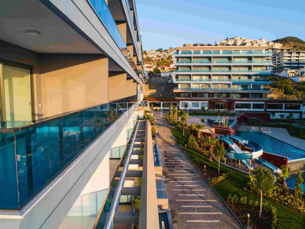 Просторный садовый дуплекс 3+1 в районе Каргыджак фото 35