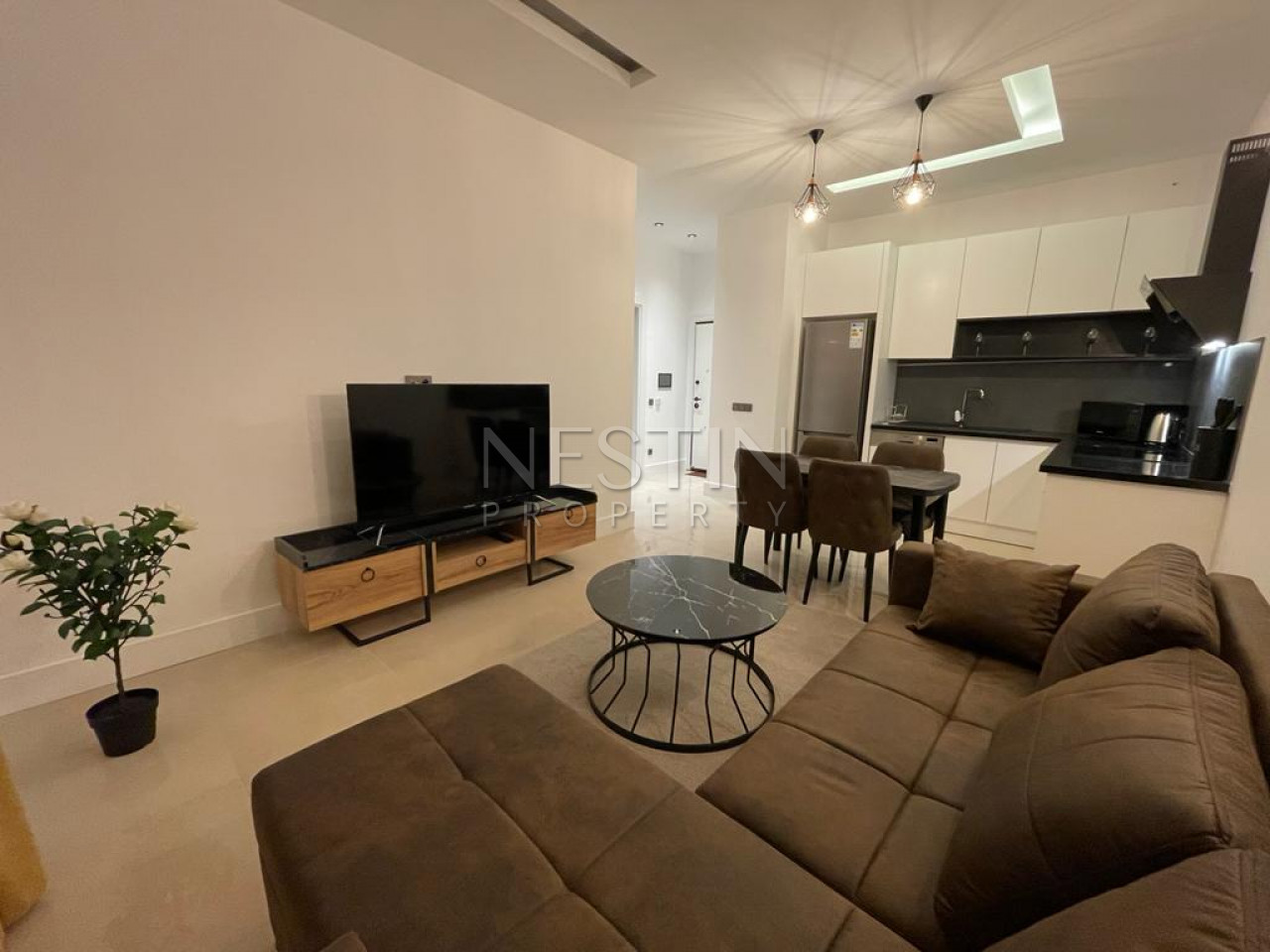 Стильная квартира 1+1 в хорошем комплексе, в центре города Аланья фото 10