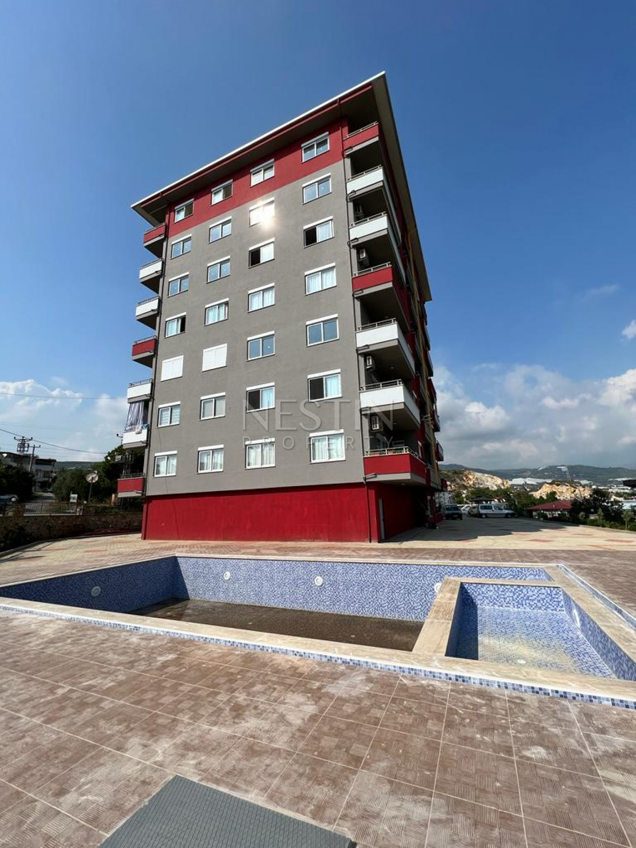 Квартира 2+1 в районе Демирташ в новом доме в 400 м от Средиземного моря фото 1