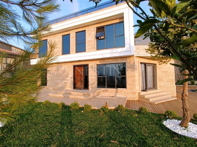 Вилла 4+1 с панорамным видом на море и горы в районе Каргыджак фото 2