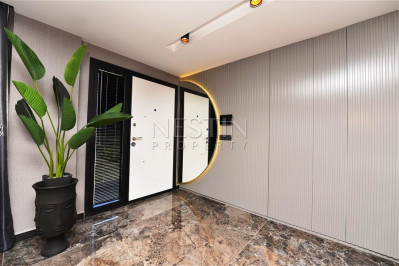 Вилла 4+1 с панорамным видом на море и горы в районе Каргыджак фото 8