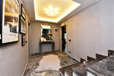 Вилла 4+1 с панорамным видом на море и горы в районе Каргыджак фото 16