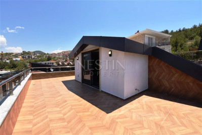 Вилла 4+1 с панорамным видом на море и горы в районе Каргыджак фото 24