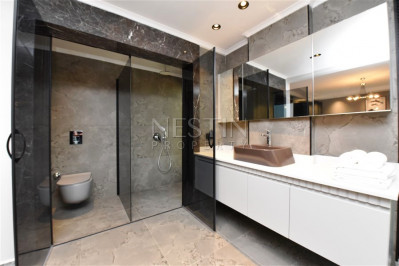 Вилла 4+1 с панорамным видом на море и горы в районе Каргыджак фото 30