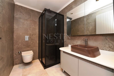 Вилла 4+1 с панорамным видом на море и горы в районе Каргыджак фото 34