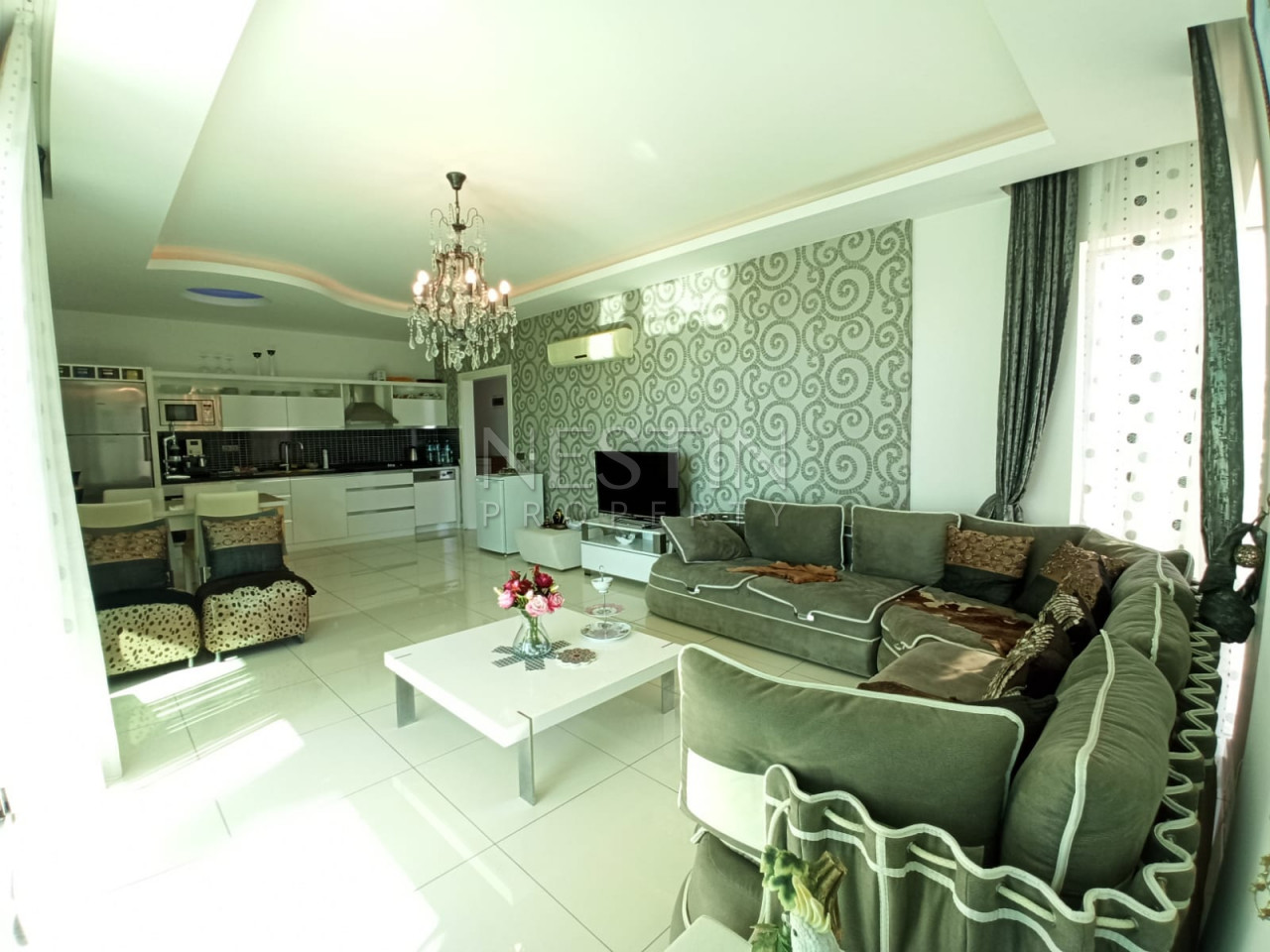 Квартира 2+1 в районе Кестель в 50 м от Средиземного моря фото 5