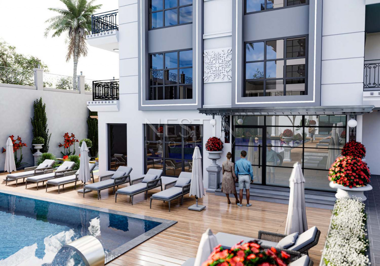 Новый ЖК на этапе строительства в районе Махмутлар фото 8