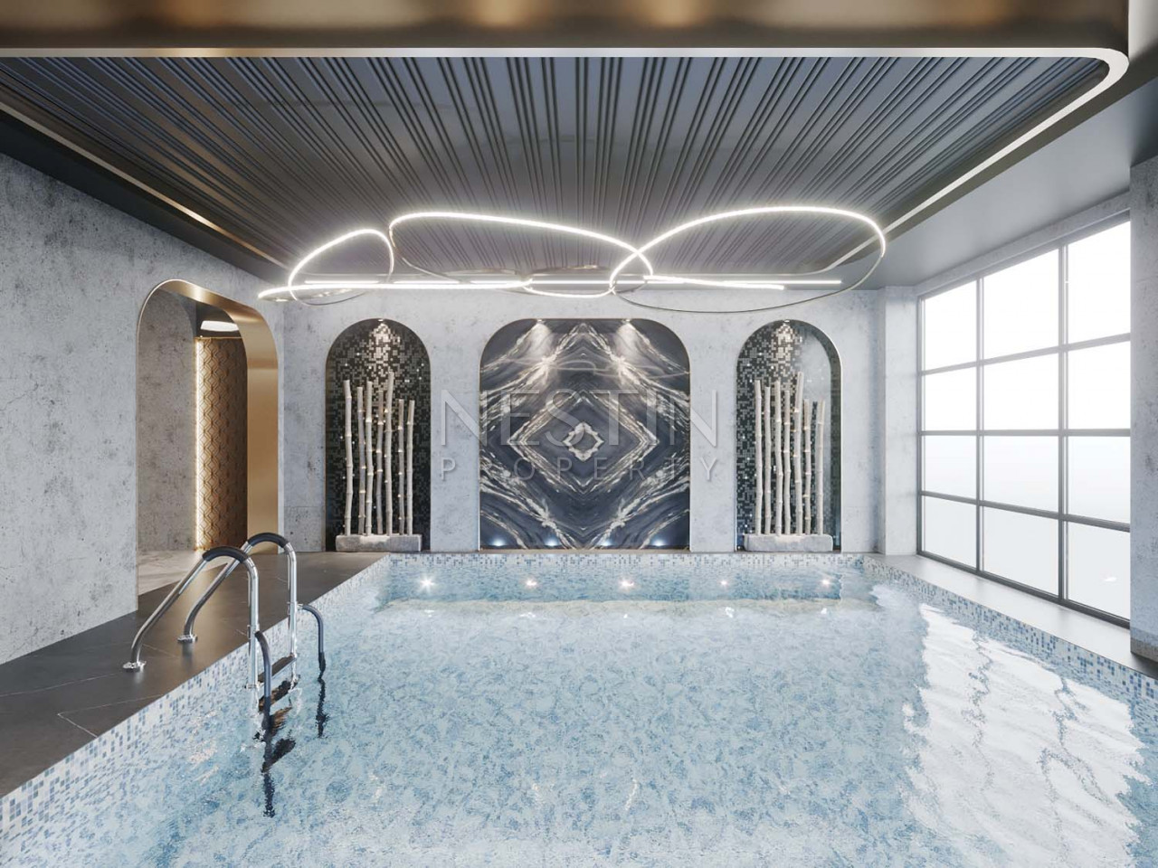 Новый ЖК на этапе строительства в районе Махмутлар фото 22