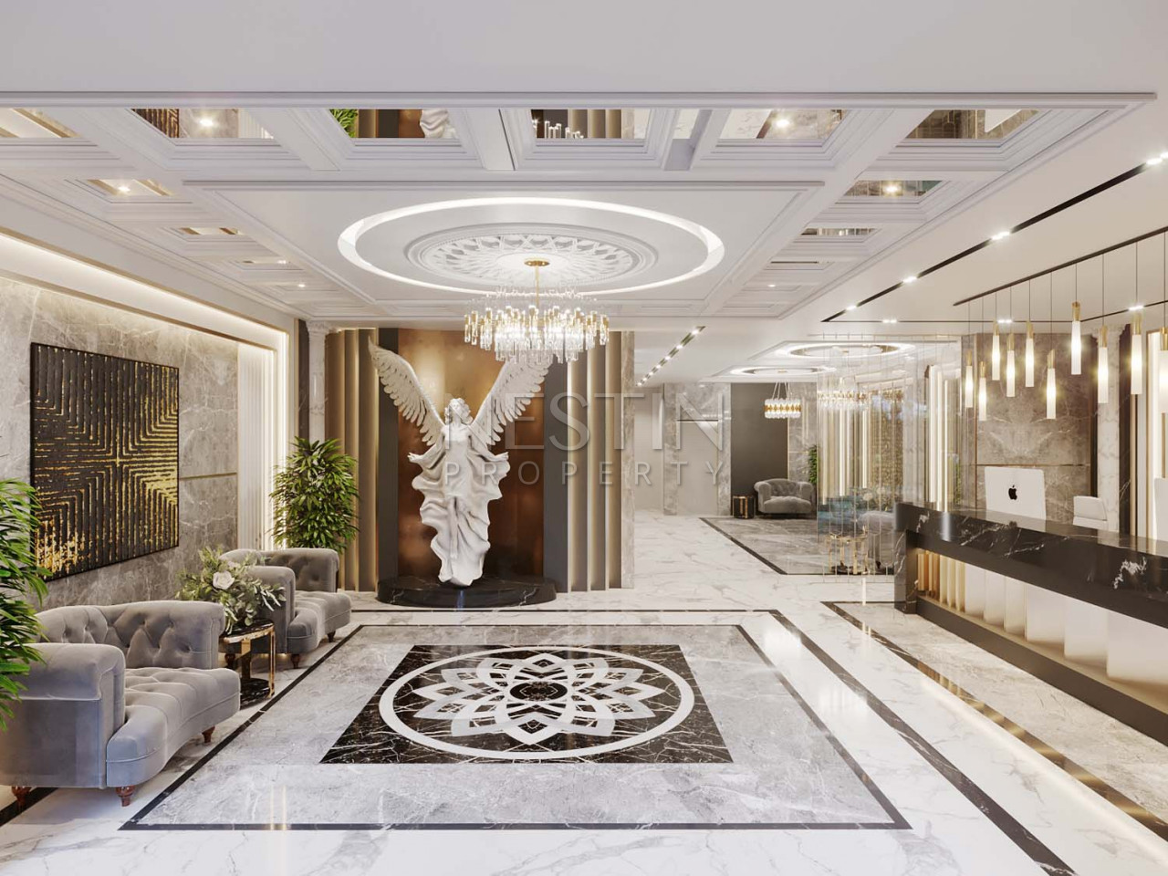 Новый ЖК на этапе строительства в районе Махмутлар фото 28